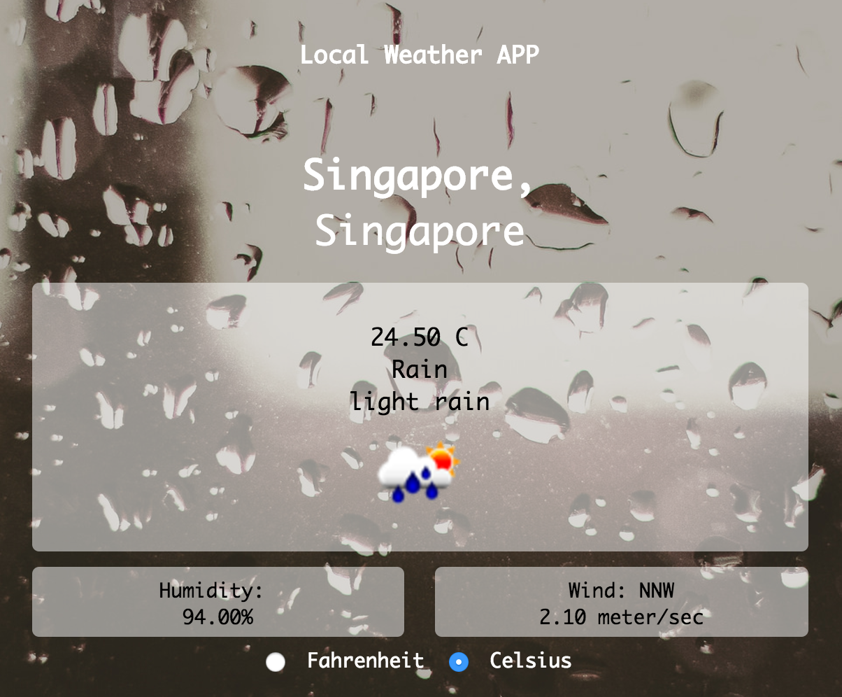 weather API
